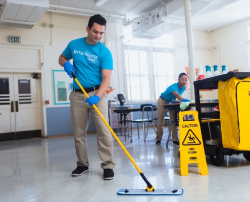 school cleaning by Servicemater Surrey