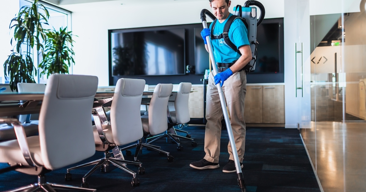 cleaning an office in Surrey