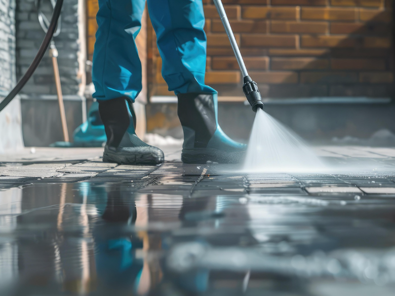 exterior build cleaning in Surrey